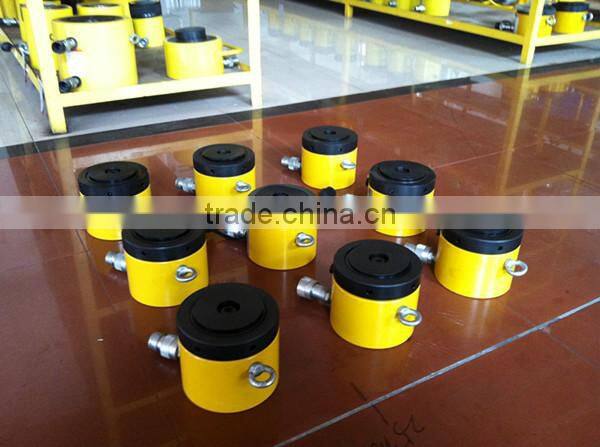 CLP-5002 500 ton 45mm stroke single acting pancake lock nut hydraulic ram