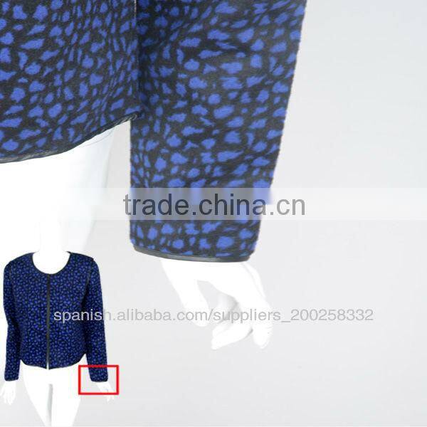newest popular style autumn blue coat for ladies