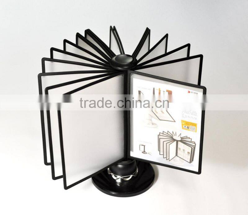 A5 20 Pockets Half Moon Handling Display Reference Rack All Round Display Reference Rack