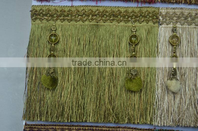 new design fancy useful fashion curtain tassel lace,decorative curtain tassels
