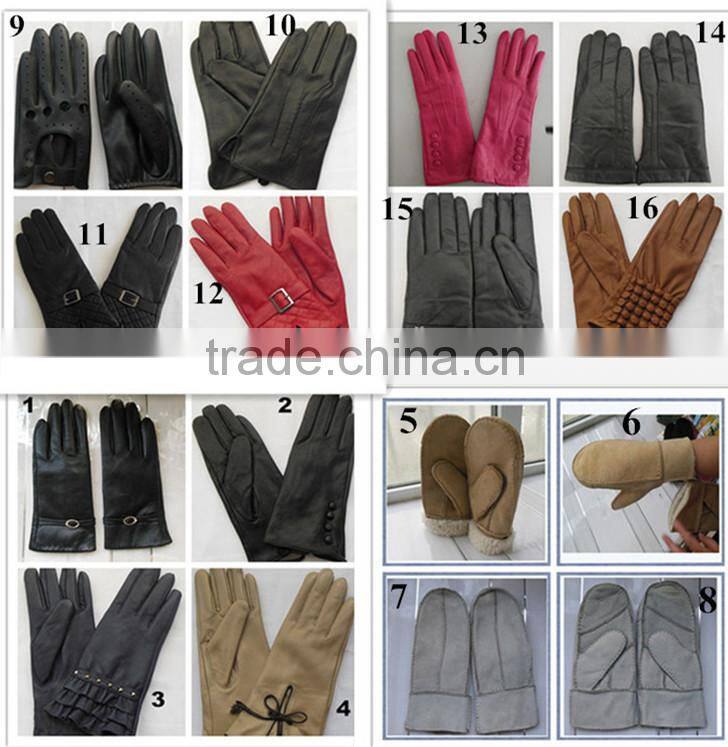 Wholesale Custom Green Fur Gloves and Mittens For Women