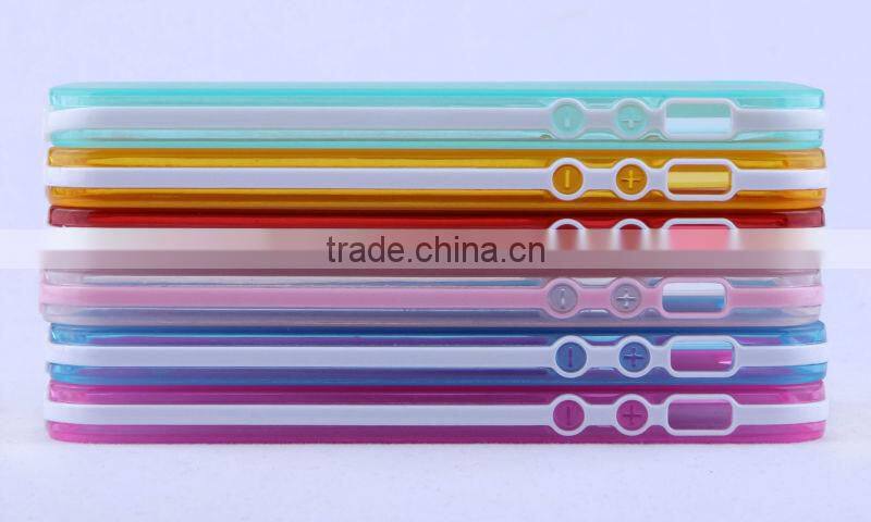 dual color protective pc bumper case for iphone 5