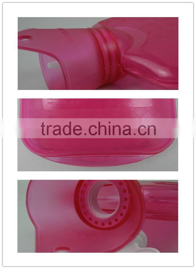 BS Standard green PVC Hot Water Bottle/Hot Water Bag High Quality 750ml