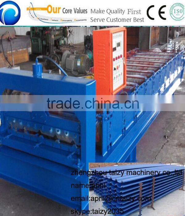 Color Automatic Tile Steel Roll Forming Machine-glazed tile roll forming machine-