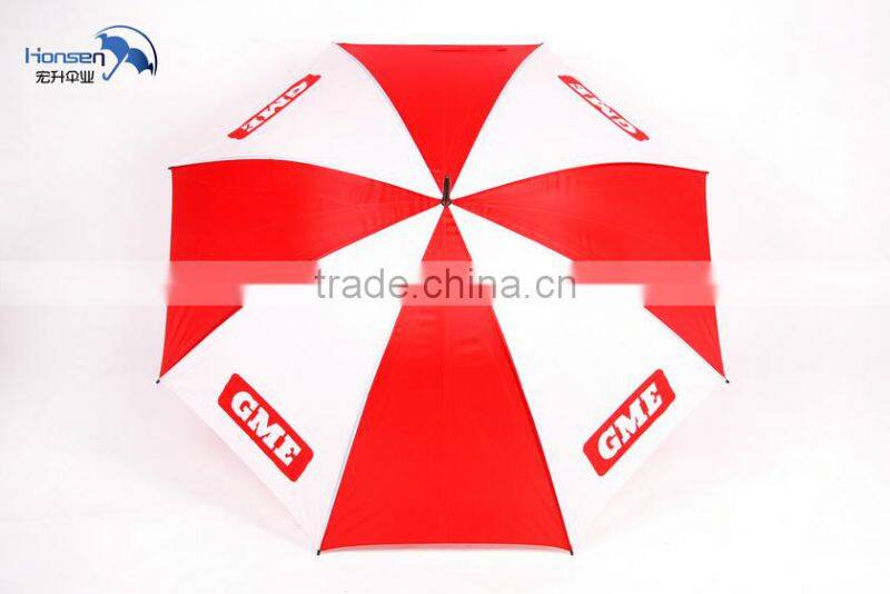 Creative straight umbrella promotion umbrella wood handle umbrella