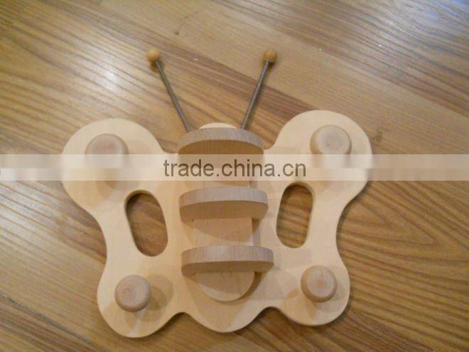 wood butterfly pretend play or pre-school toy