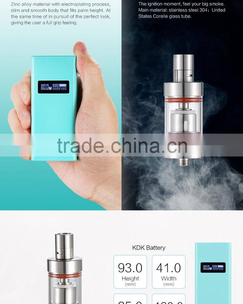newest temperature control e cig 80W box mod kit beautiful e cig 80W Kit vape 80W kit