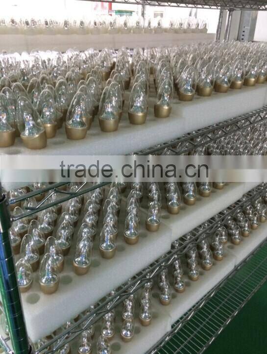 TIWIN 4W LED candle 5700K flame white body with CE,RoHS&TUV certification