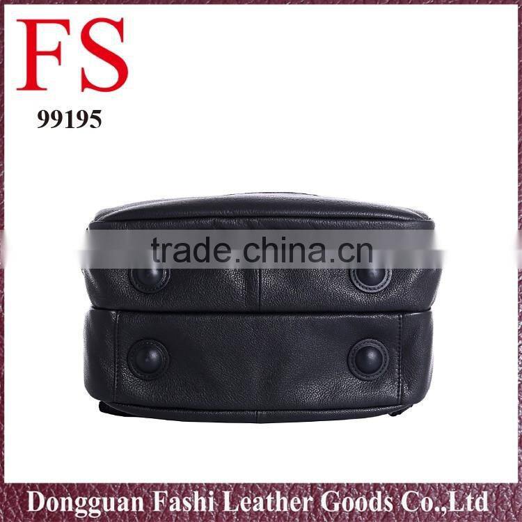 100% genuine leather outdoor hiking backpack