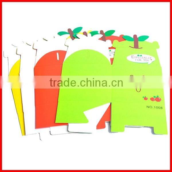 Lovely Color Paper Christmas Apple Gift Box Packing Wholesale
