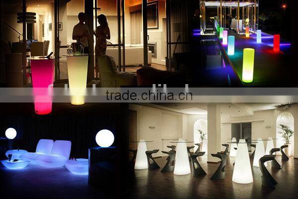 Multi color changing outdoor LED mood light ball with remote control