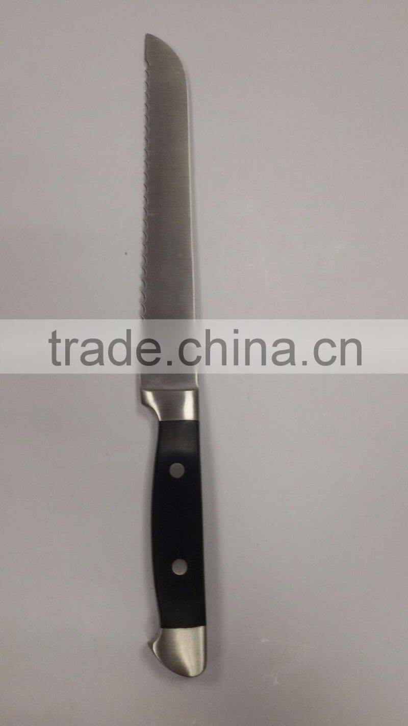 6PCS high quality heated kitchen knife with forged ABS handle
