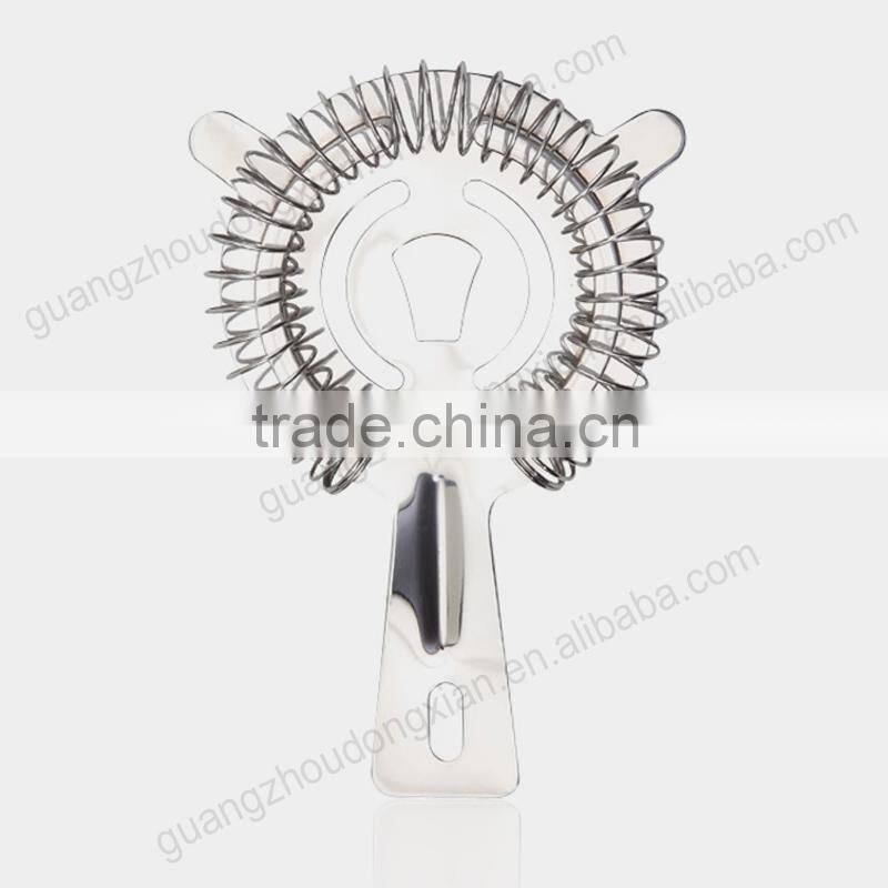 2-prongs bar cocktail stainless strainer