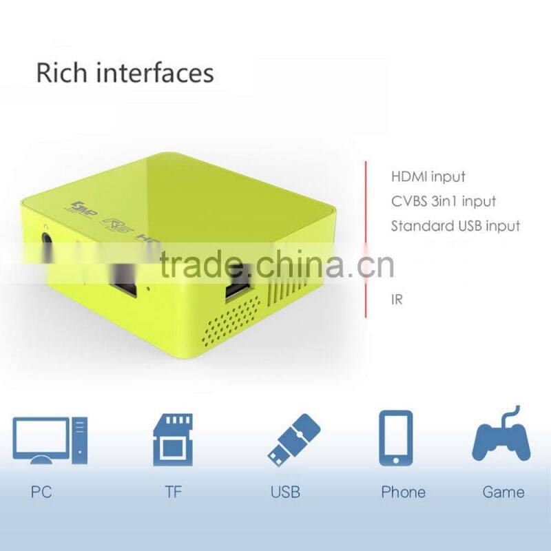 2016 Newest DLP UC50 854*480 800lumens 1080p support mini portable projector dlp projector HD UC50