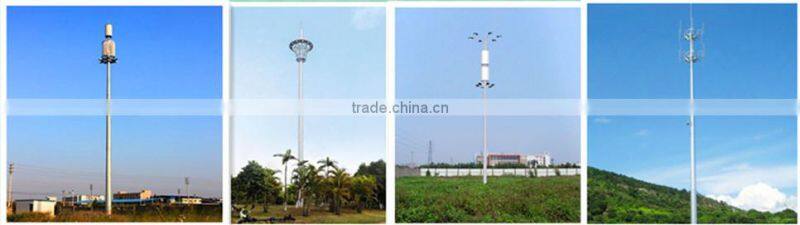 High security & reliability embellished communication tower pole