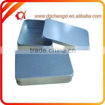 custom metal tin box/ diamond sharp child snacks biscuit candy food Tin box