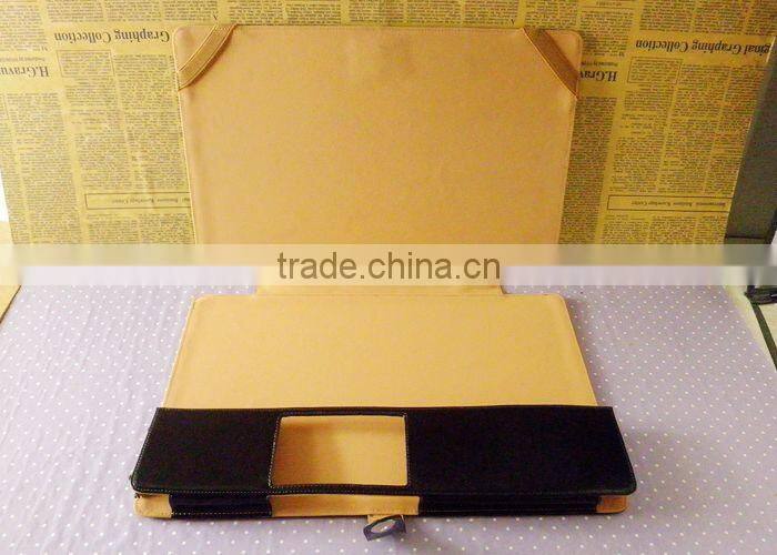 Luxury PU leather laptop protector case for lenovo PC case for notebook computer cover wholesale