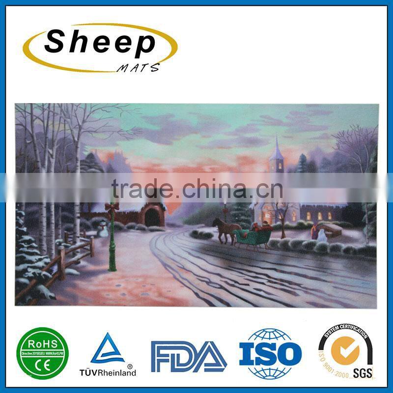 Hot sale kitchen door mat pattern printed anti-fatigue rubber mat