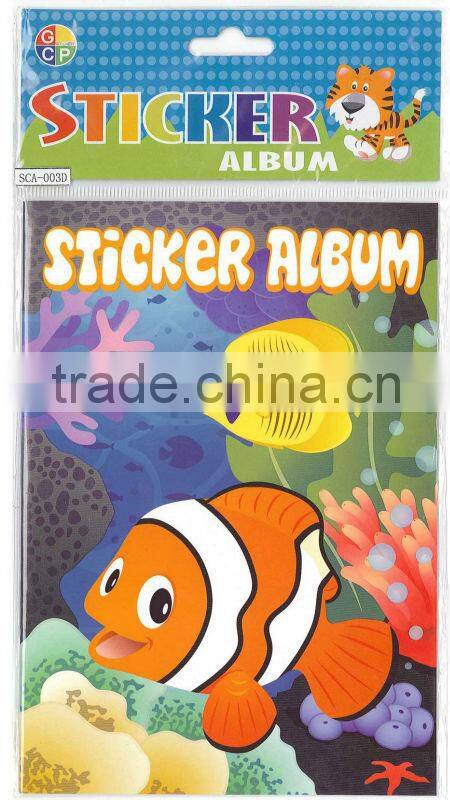 2013 New design sticker book -- Marine Animal