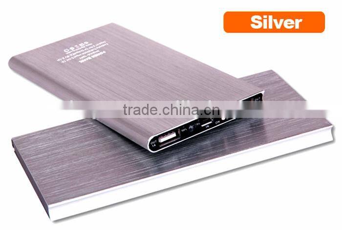 Super Quality Ultra Thin Super Slim Power Bank 12000mah Battery