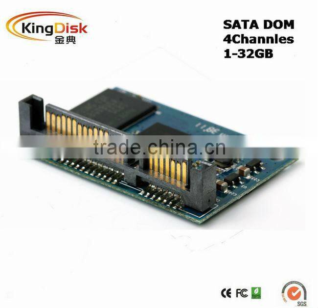 1GB~32GB SATA DOM (Disk on Module) 4 Channles