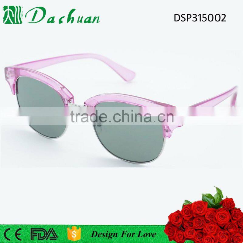UV400 PC injection metal top grade gradient lens oakey sunglasses