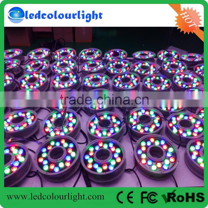 2016 newest product dmx led underwater lights for small fountains