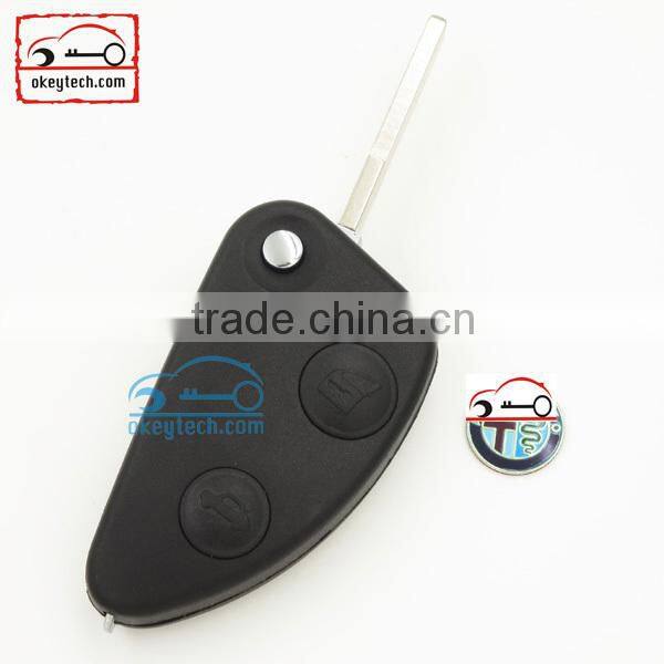 Free shipping car key for Alfa romeo 2 button key shell Alfa key for Alfa romeo key