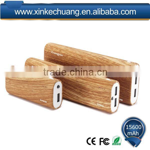 External Battery High Capacity Power Bank 15600mAh Gift from Shenzhen Factory