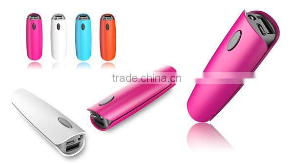 Guoguo slim 18650 blue 2200mah super mini portable power bank