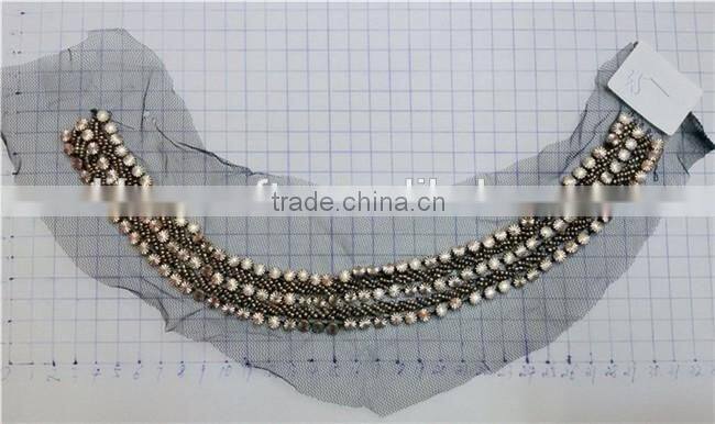 Fashion Neckline Designs With Beads LHBN-112