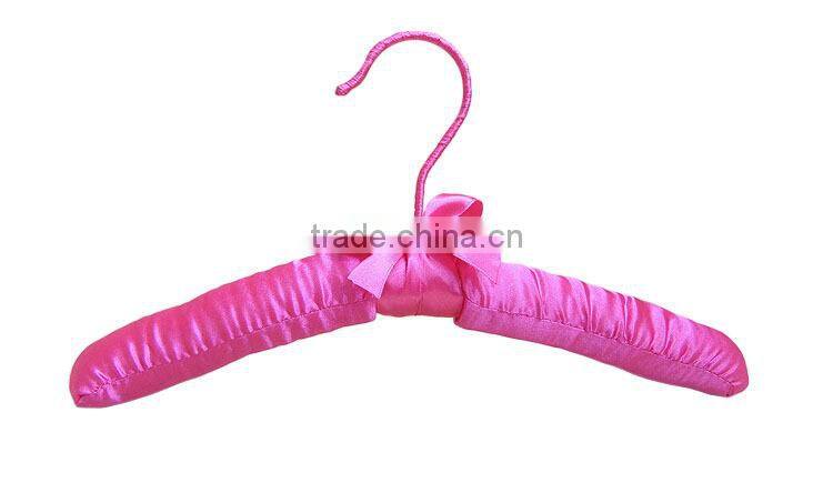 Adjustable Satin Padded Kids Hanger, Bendable Clothes Hangers for Baby