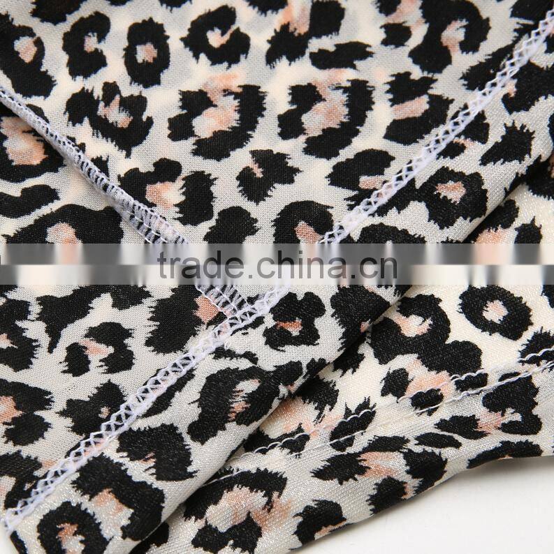 MC CLAYN Ultra-thin seamless silk viscose soft comfortable sexy male leopard print boxers panties Underwears