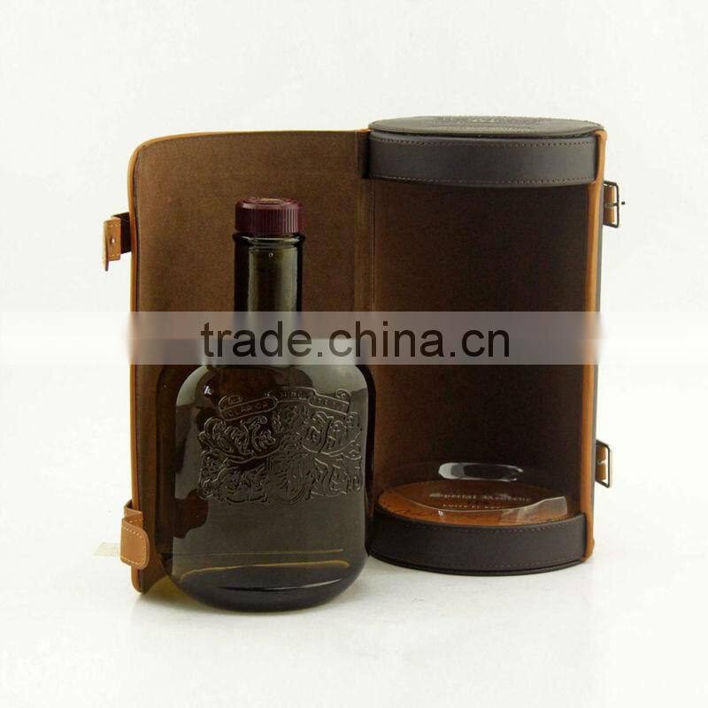 Wholesale Leather Wine Gift Box for One Bottle