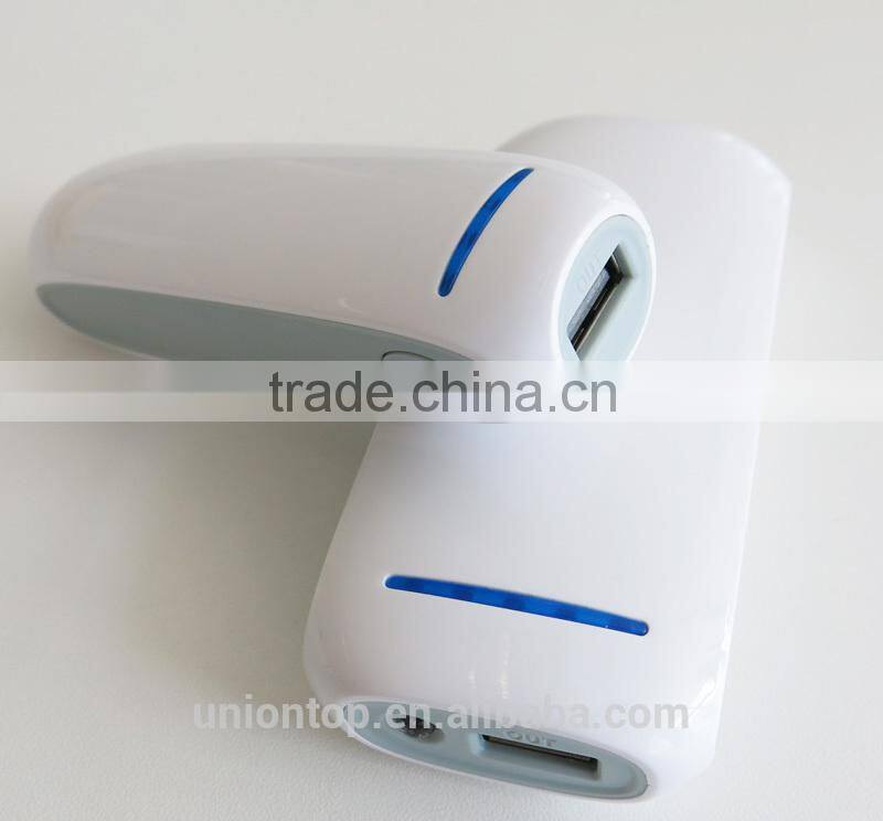 2600mah portable wireless slim 18650 Li-ion battery bluetooth mobile charger