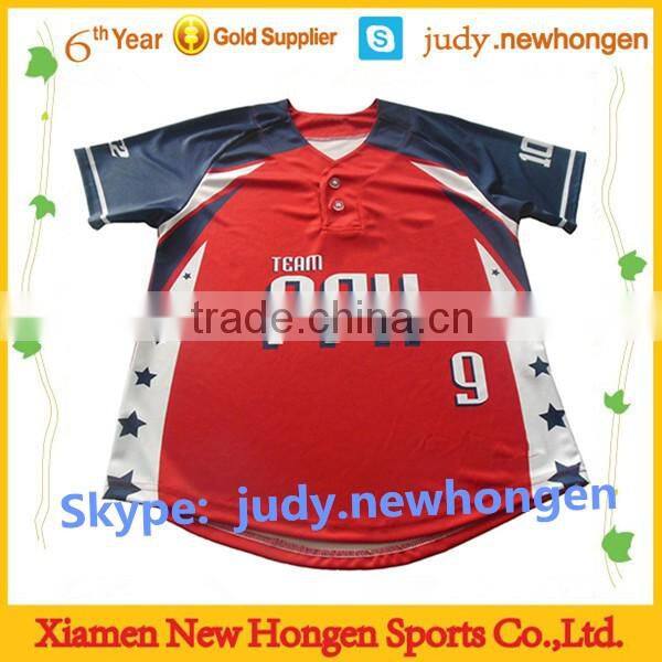 2016 top quality baseball jersey, baseball jersey custom sublimation