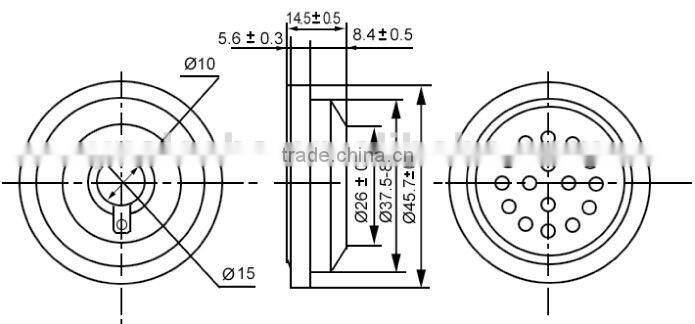 China huasheng electret magnified microphone wireless