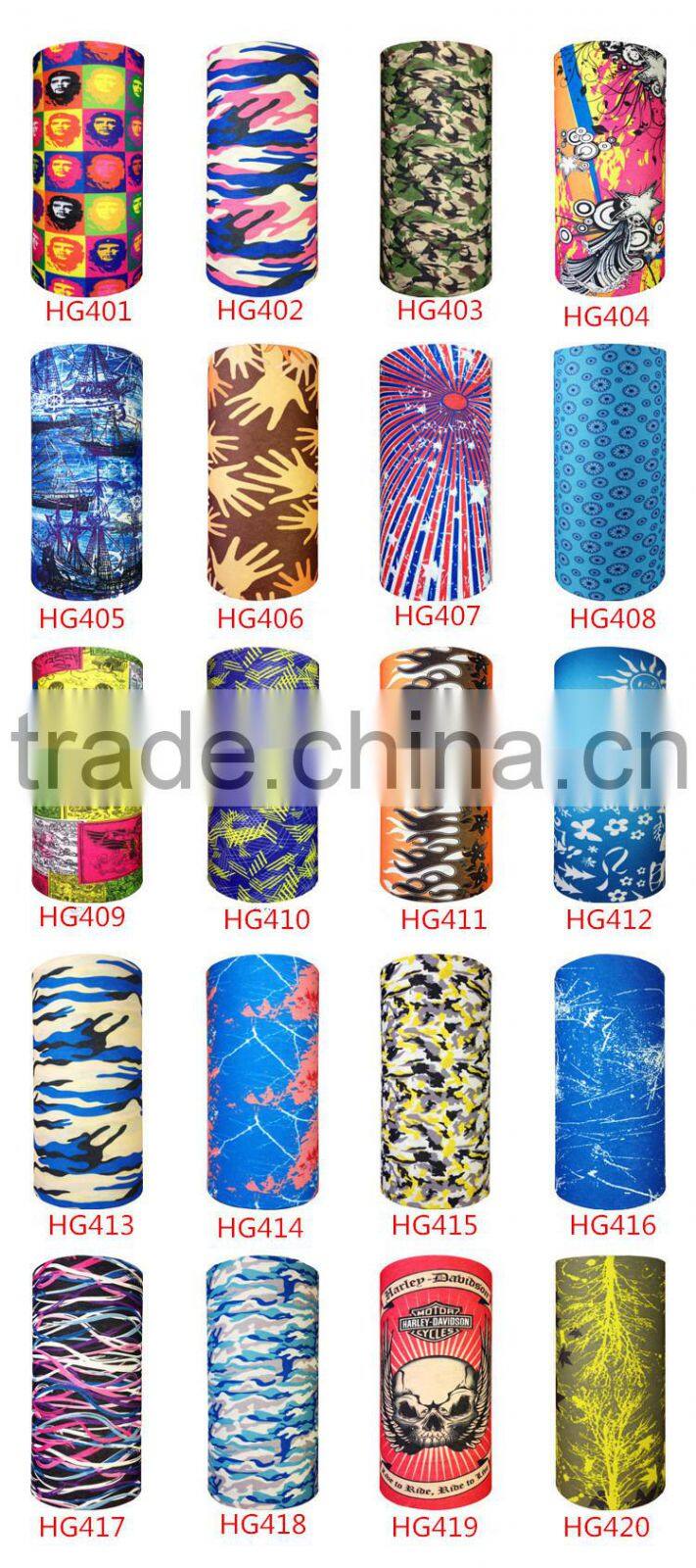 multifunctional seamless tube bandana stretchy headbands