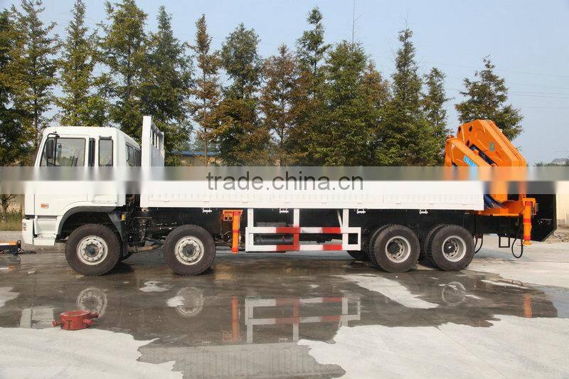 25ton Quicklift Compact Cranes,SQ500ZB4, hydraulic truck crane with knuckle booms.