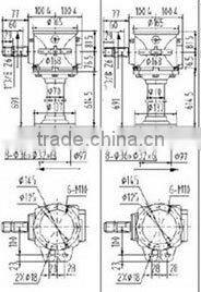 straight bevel speed reducer