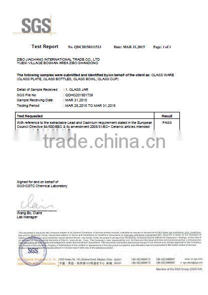 500ml 250ml 170ml glass oil jar with lid