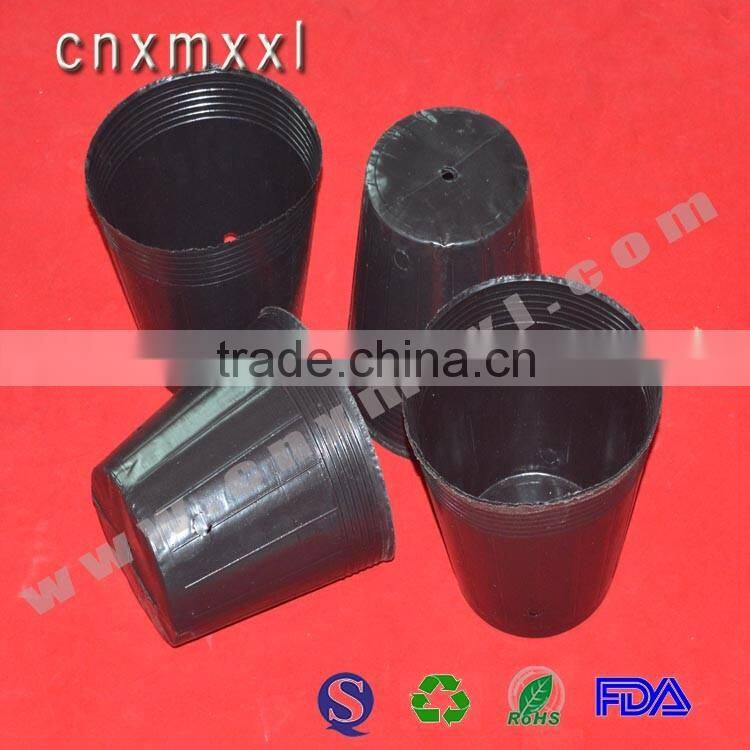 PP plastic clear flower pots & round plastic flower pot rose flower