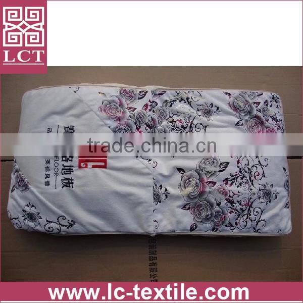 supply Italy imported ink colour never fade supersoft velour fabric embroidery cushion for advertisement(LCTP0096)