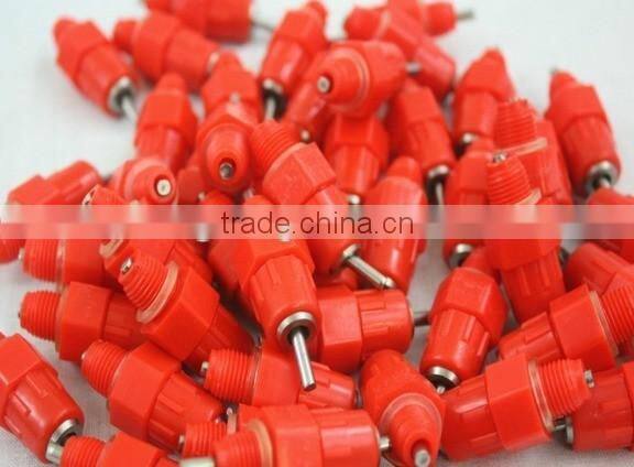 Hot Selling Red+White Chicken Chicks Hen Feeder And Liter Poultry Drinker Waterer Plastic