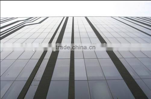 triple glazed glass panel /triple glazed windows /brown aluminum windows
