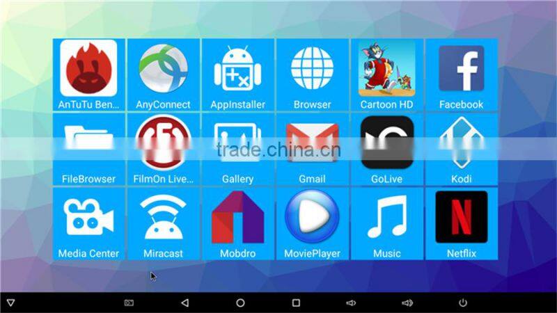 R-BOX Amlogic S912 64bit android 6.0 marshmallow tv box 2G 16GB kodi17.0