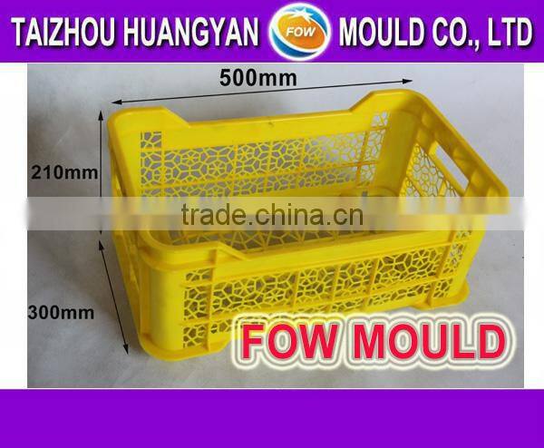 OEM custom plastic crate mould for fruit