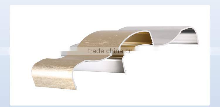 Beautiful brushed aluminium furniture profiles for kitchen cabinet handle with excellent design