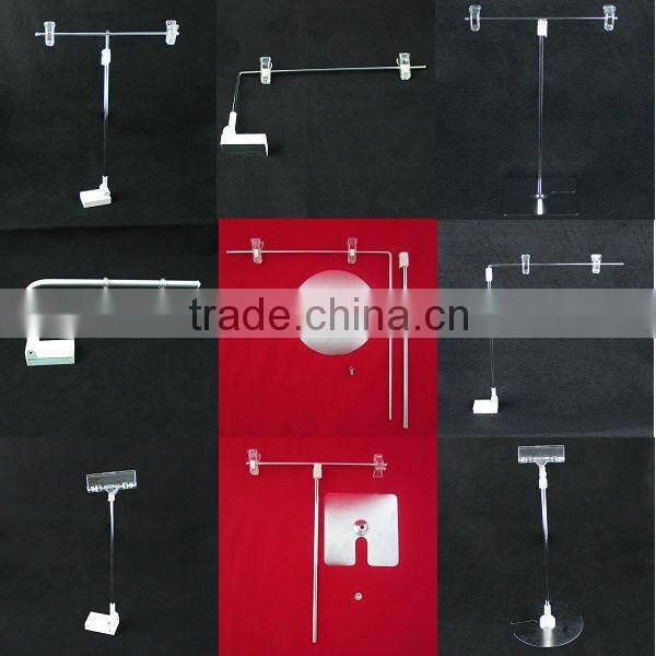 hanging stand for supermarket label displaying