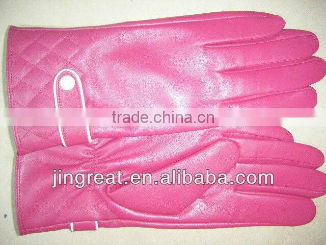 leather gloves/pu gloves with Snake Pattern